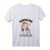 Damen Aunticorn Like Normal Aunt But More Awesome Dabbing Unicorn T-Shirt mit V-Ausschnitt – Perfekt für Unicorn-Liebhaber, Tanzfans & Geschenkideen