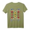 Ukrainisches Vyshyvanka-T-Shirt mit Sonnenblumen, Mohn & Viburnum - Traditionelles florales Design für Männer, Frauen & Kinder, perfektes Geschenk für Ukraine-Liebhaber