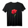 Poppy Red Poppy Flower Aquarell Gartenkunst T-Shirt – Wunderschöne Mohnblumen Grafik, Perfekt als Muttertagsgeschenk & Gartendeko
