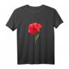 Poppy Red Poppy Flower Aquarell Gartenkunst T-Shirt – Wunderschöne Mohnblumen Grafik, Perfekt als Muttertagsgeschenk & Gartendeko