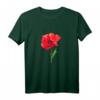 Poppy Red Poppy Flower Aquarell Gartenkunst T-Shirt – Wunderschöne Mohnblumen Grafik, Perfekt als Muttertagsgeschenk & Gartendeko