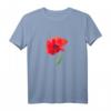 Poppy Red Poppy Flower Aquarell Gartenkunst T-Shirt – Wunderschöne Mohnblumen Grafik, Perfekt als Muttertagsgeschenk & Gartendeko
