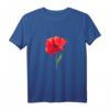 Poppy Red Poppy Flower Aquarell Gartenkunst T-Shirt – Wunderschöne Mohnblumen Grafik, Perfekt als Muttertagsgeschenk & Gartendeko