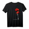 Protect Nature T-Shirt mit roten Mohnblumen und Biene – Für Naturschützer, Biodiversität & Klimaschutz