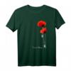 Protect Nature T-Shirt mit roten Mohnblumen und Biene – Für Naturschützer, Biodiversität & Klimaschutz