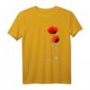 Protect Nature T-Shirt mit roten Mohnblumen und Biene – Für Naturschützer, Biodiversität & Klimaschutz