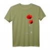 Protect Nature T-Shirt mit roten Mohnblumen und Biene – Für Naturschützer, Biodiversität & Klimaschutz
