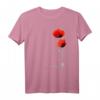 Protect Nature T-Shirt mit roten Mohnblumen und Biene – Für Naturschützer, Biodiversität & Klimaschutz