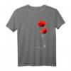 Protect Nature T-Shirt mit roten Mohnblumen und Biene – Für Naturschützer, Biodiversität & Klimaschutz
