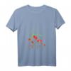 Damen GARTENFEE Mohnblumen, Gärtnerin Garten T-Shirt mit V-Ausschnitt – Perfekt für Hobbygärtnerinnen und Gartenliebhaberinnen