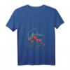 Damen GARTENFEE Mohnblumen, Gärtnerin Garten T-Shirt mit V-Ausschnitt – Perfekt für Hobbygärtnerinnen und Gartenliebhaberinnen