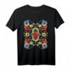 Sonnenblume & Roter Mohn – Ukrainisches Vyshyvanka-artiges Blumen T-Shirt für Männer, Frauen & Kinder zum Geburtstag & Unabhängigkeitstag