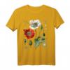 Rote Mohnblume für Biologen T-Shirt – Klassisch geschnitten, doppelt genähter Saum, ideales Geschenk für Pflanzen- und Naturwissenschaftler