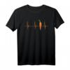 Möhre Karotte Herzschlag EKG Puls T-Shirt – Lustiges Gemüse Design für Veganer, Gärtner & Gemüseliebhaber