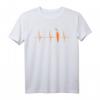 Möhre Karotte Herzschlag EKG Puls T-Shirt – Lustiges Gemüse Design für Veganer, Gärtner & Gemüseliebhaber