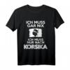 Korsisches Flaggen T-Shirt mit Mohrenkopf - Stolz auf Korsika, ideales Geschenk zu Weihnachten & Geburtstag für Korsen