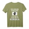 Korsisches Flaggen T-Shirt mit Mohrenkopf - Stolz auf Korsika, ideales Geschenk zu Weihnachten & Geburtstag für Korsen