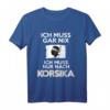 Korsisches Flaggen T-Shirt mit Mohrenkopf - Stolz auf Korsika, ideales Geschenk zu Weihnachten & Geburtstag für Korsen