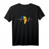 Moldawien Karte mit Herzschlag Vintage Flagge Moldawien T-Shirt – Stolz und Kultur im Retro-Look für Fans und Moldawien-Reisende
