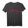 Mongolische Flagge mit Schmetterlingen T-Shirt – Kulturelles Design für Mongolen, Mongolei-Fans & Menschen mit mongolischen Wurzeln