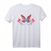 Mongolische Flagge mit Schmetterlingen T-Shirt – Kulturelles Design für Mongolen, Mongolei-Fans & Menschen mit mongolischen Wurzeln