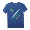 Sandzak Sandzaklija Novi Pazar T-Shirt mit Flagge und Herzschlag-Design – Perfekt für Bosniaken und Sandzak-Fans