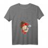 Damen Montenegrinisches Mädchen T-Shirt mit Flagge – Patriotisches Geschenk für Frauen, Töchter & Freundinnen mit montenegrinischer Abstammung