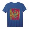 Montenegro Flagge T-Shirt für Damen, Herren & Kinder | Klassisch geschnitten, doppelt genähter Saum
