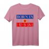 Born In Yugoslavia USA T-Shirt mit Flagge – Lustiges Amerika Design für Reisende, Fans und Urlauber