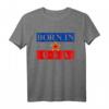 Born In Yugoslavia USA T-Shirt mit Flagge – Lustiges Amerika Design für Reisende, Fans und Urlauber