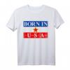 Born In Yugoslavia USA T-Shirt mit Flagge – Lustiges Amerika Design für Reisende, Fans und Urlauber