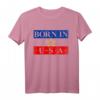 Born In The USA Jugoslawien Flagge Amerika T-Shirt – Lustiges Design für USA-Urlaub, Jugoslawien Fans und Amerika Liebhaber