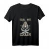 Motorrad T-Shirt Damen Egal wie cool du bist Frauen sind cooler - Lustiges Motorrad Outfit mit V-Ausschnitt für Touren & Geschenke