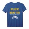 Meine Frau mich Motocross fahren lässt - Motorrad T-Shirt für Biker, Motorradfahrer & Motocross Fans als Geschenkidee zu Geburtstag & Weihnachten