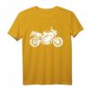Motorrad T-Shirt für Straßenrennen – Klassischer Schnitt, doppelt genähter Saum für echte Motorradfahrer
