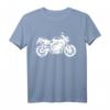 Motorrad T-Shirt für Straßenrennen – Klassischer Schnitt, doppelt genähter Saum für echte Motorradfahrer