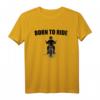 Born To Ride Biker Motorrad T-Shirt – Cooles Geschenk für Motorradfahrer, Biker & Chopper Fans zu Geburtstag & Weihnachten