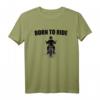 Born To Ride Biker Motorrad T-Shirt – Cooles Geschenk für Motorradfahrer, Biker & Chopper Fans zu Geburtstag & Weihnachten
