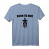 Born To Ride Biker Motorrad T-Shirt – Cooles Geschenk für Motorradfahrer, Biker & Chopper Fans zu Geburtstag & Weihnachten