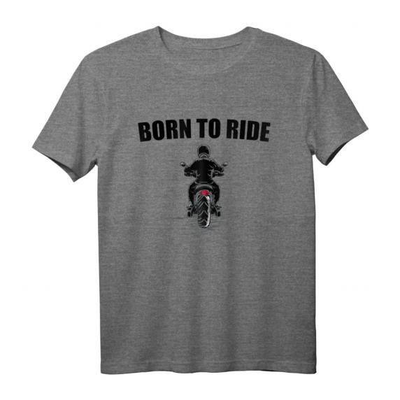 Born To Ride Biker Motorrad T-Shirt – Cooles Geschenk für Motorradfahrer, Biker & Chopper Fans zu Geburtstag & Weihnachten