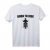 Born To Ride Biker Motorrad T-Shirt – Cooles Geschenk für Motorradfahrer, Biker & Chopper Fans zu Geburtstag & Weihnachten