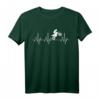 Motocross Motorrad Herzschlag EKG T-Shirt – Lustiges Motorsport Biker Shirt für Kinder, Männer & Frauen als Geschenk zu Weihnachten, Ostern & Geburtstag