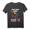 Kinder T-Shirt zum 4. Geburtstag - Aus dem Weg! Ich bin schon 4 Jahre Motorrad Motiv für Jungen und Mädchen