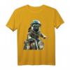 HapKoala T-Shirt mit furchtlosem Mops auf Motorrad-Design – Perfekt für Mops- und Motorradfans