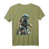 HapKoala T-Shirt mit furchtlosem Mops auf Motorrad-Design – Perfekt für Mops- und Motorradfans