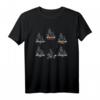 GS Wolves 5 Logos + Motorrad T-Shirt – Klassisch geschnitten, langlebig mit doppeltem Saum für Motorsport- und Motorradfans