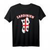 Sardinien Flagge für Urlaub oder Motorrad-Tour T-Shirt – Perfektes Geschenk für Motorradfahrer und Sardinien-Liebhaber