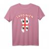 Sardinien Flagge für Urlaub oder Motorrad-Tour T-Shirt – Perfektes Geschenk für Motorradfahrer und Sardinien-Liebhaber
