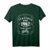60. Geburtstag T-Shirt - Legenden seit 1962, Lustiges Motorrad Geschenk für Papa, Opa & Freunde zum runden Geburtstag
