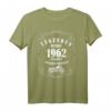 60. Geburtstag T-Shirt - Legenden seit 1962, Lustiges Motorrad Geschenk für Papa, Opa & Freunde zum runden Geburtstag